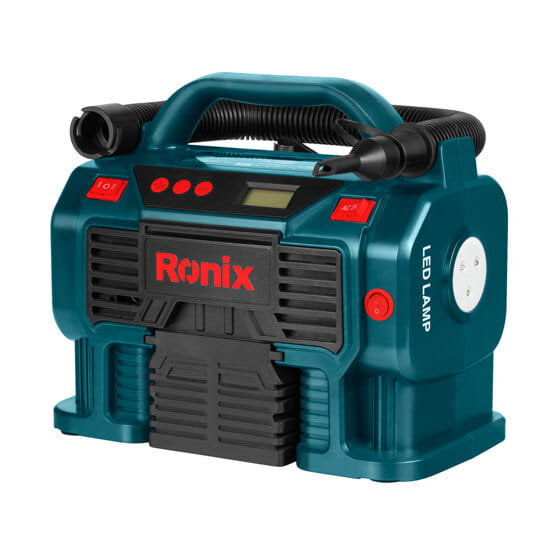 مینی کمپرسور باد سه کاره دیجیتال فندکی و برق شهری رونیکس مدل Ronix RH-4261
