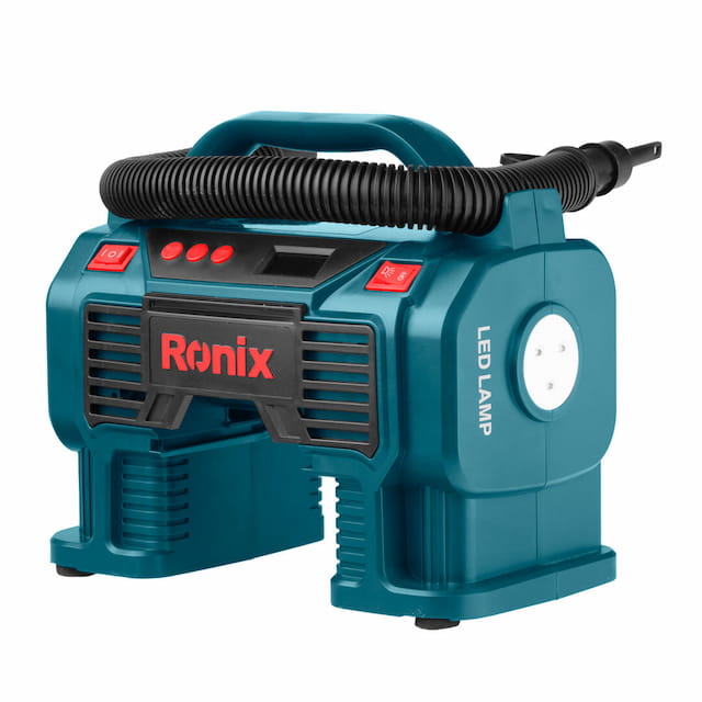 مینی کمپرسور باد سه کاره دیجیتال فندکی با کیف رونیکس مدل Ronix RH-4260B