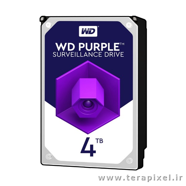 هارد اینترنال 4 ترابایت وسترن دیجیتال بنفش WD40PURZ Purple 4TB