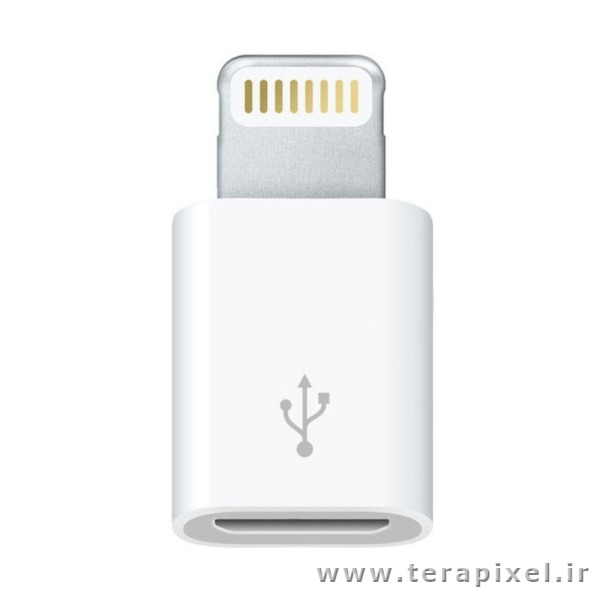 تبدیل میکرو یو اس بی به لایتنینگ Lightning to Micro USB Adapter
