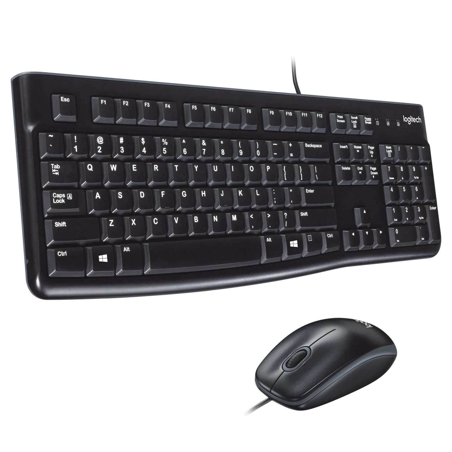 کیبورد و موس لاجیتک Logitech MK120 Desktop Combo Wired Keyboard and Mouse