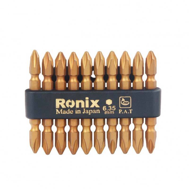 سری پیچ گوشتی دوسر چهارسو (PH2) 65mm تیتانیوم رونیکس مدل Ronix RH-5409