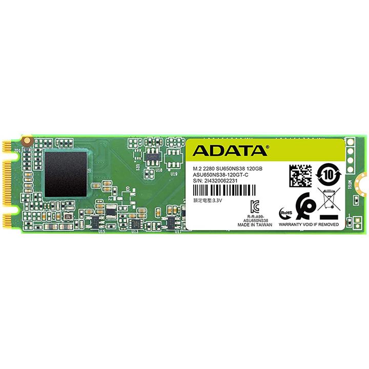 حافظه SSD اینترنال 120 گیگابایت Adata مدل ULTIMATE SU650 M.2