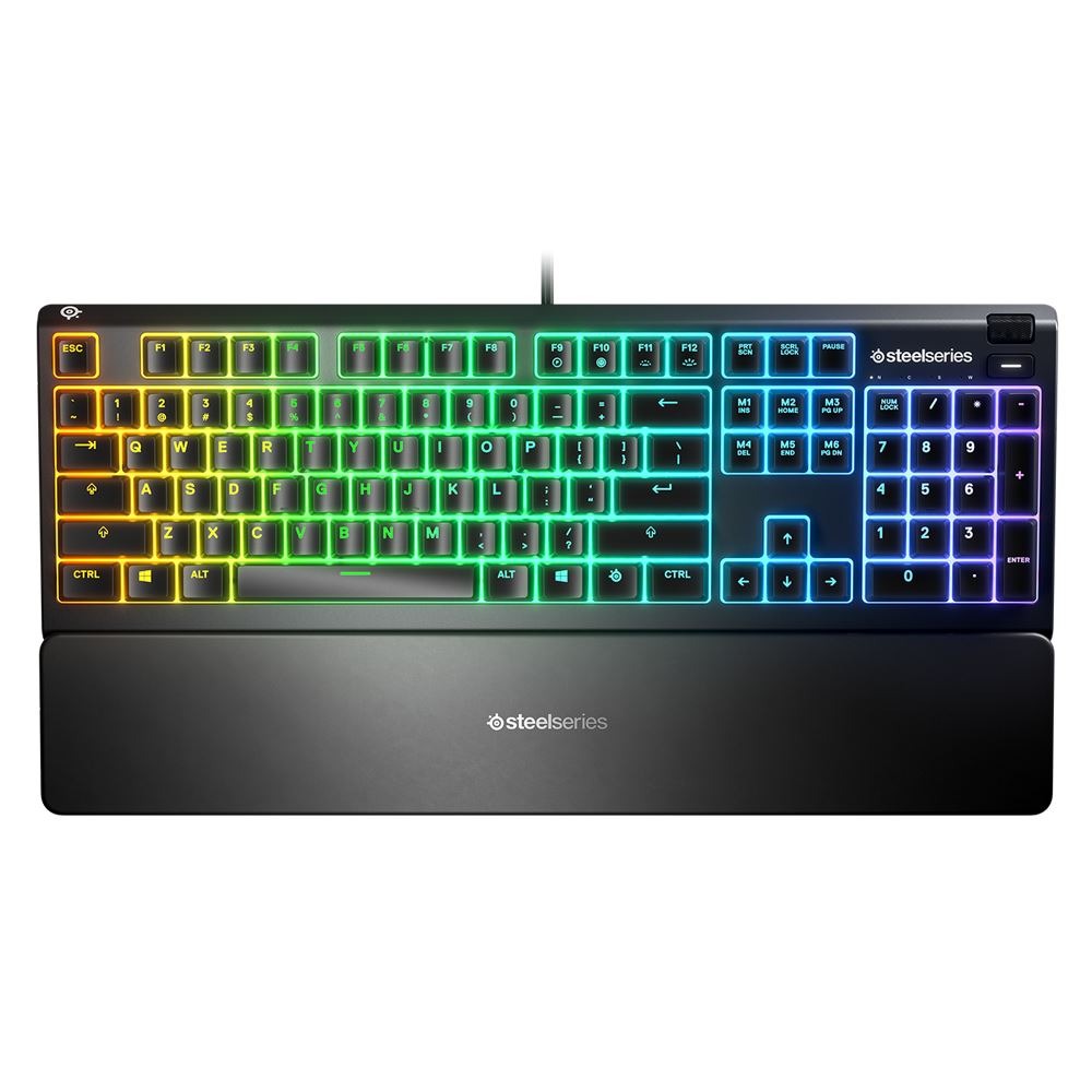 کیبورد استیل سریز SteelSeries Apex 3 RGB Wired Gaming Keyboard