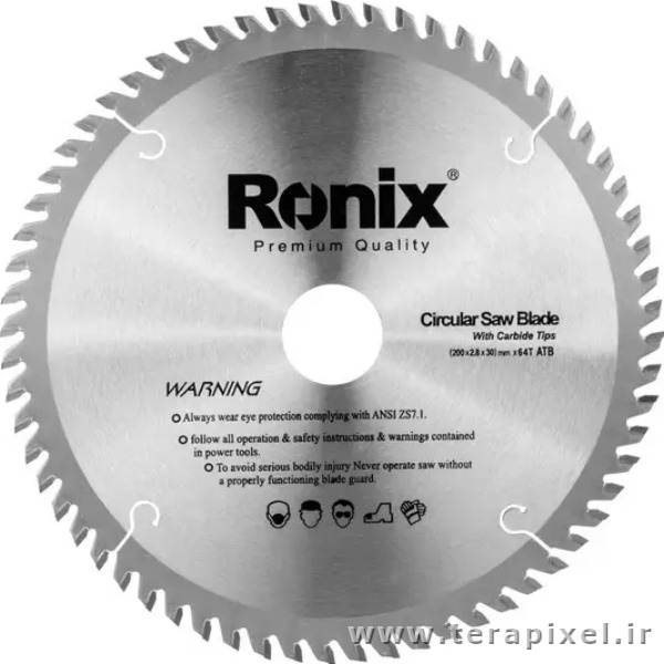 اره الماسه چوب 200×64 رونیکس مدل Ronix RH-5106