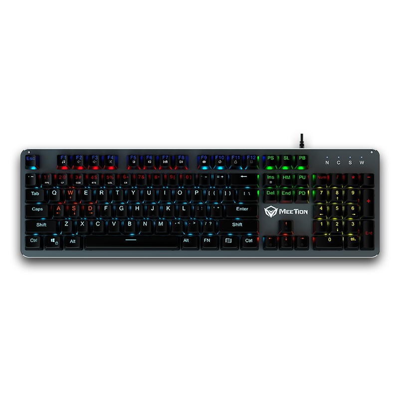 کیبورد سیم دار گیمینگ میشن Meetion MK007 RGB Mechanical Gaming Keyboard