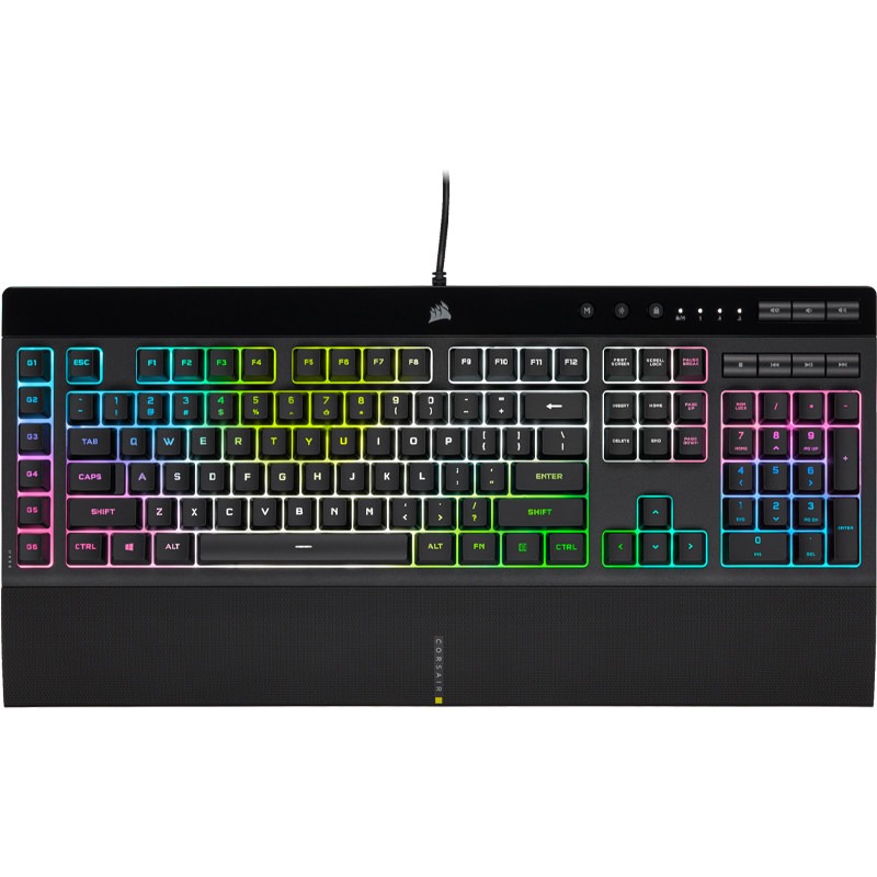 کیبورد کورسیر Corsair K55 RGB PRO RUBBER DOME Wired Mechanical Gaming Keyboard