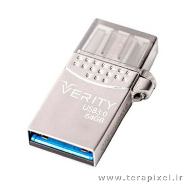 فلش مموری وریتی Verity O511 OTG 64GB USB 3.0 Type-C Flash Memory